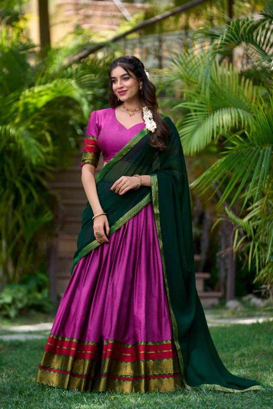 Taraa L 2004 Poly Cotton Lehenga choli designs in Surat